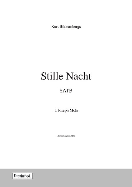 Stille Nacht (CC002)