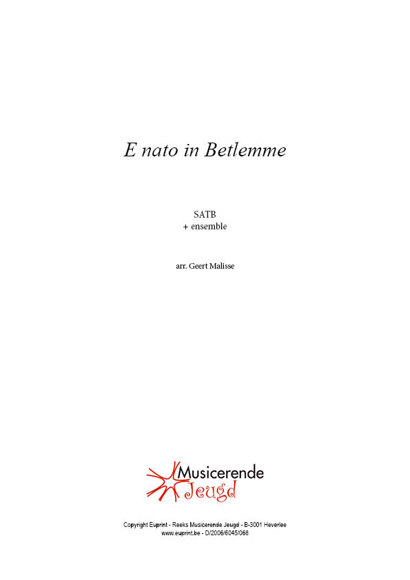 E nato in Betlemme