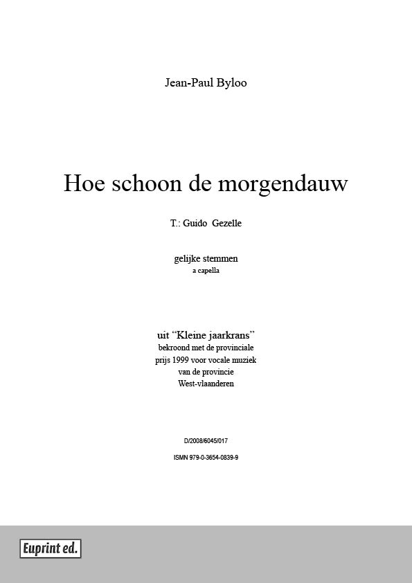 Hoe schoon de morgendauw