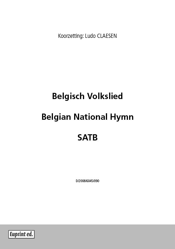Belgisch Volkslied - Belgian Hymn