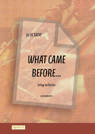 What came before - Wat voorafging