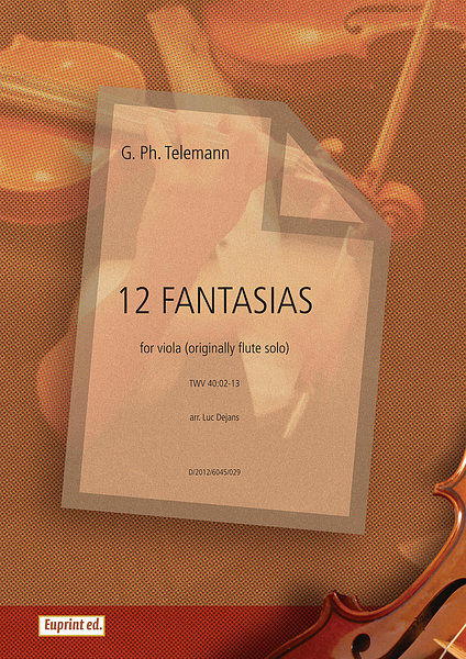 Fantasias for  Viola solo TWV 40:02-13 (orig. for Flute)-album