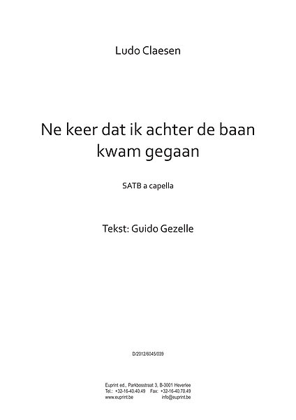 Ne keer dat ik achter de baan kwam gegaan ...