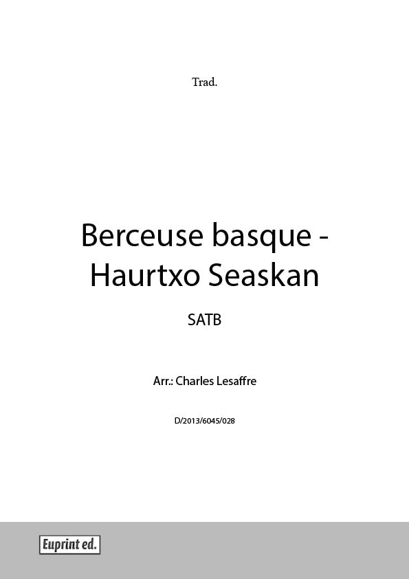 Berceuse basque - Haurtxo Seaskan