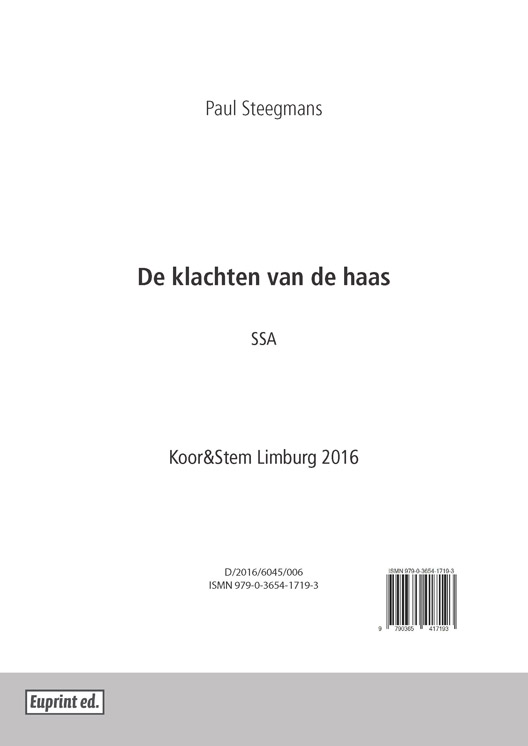 De klachten van de haas