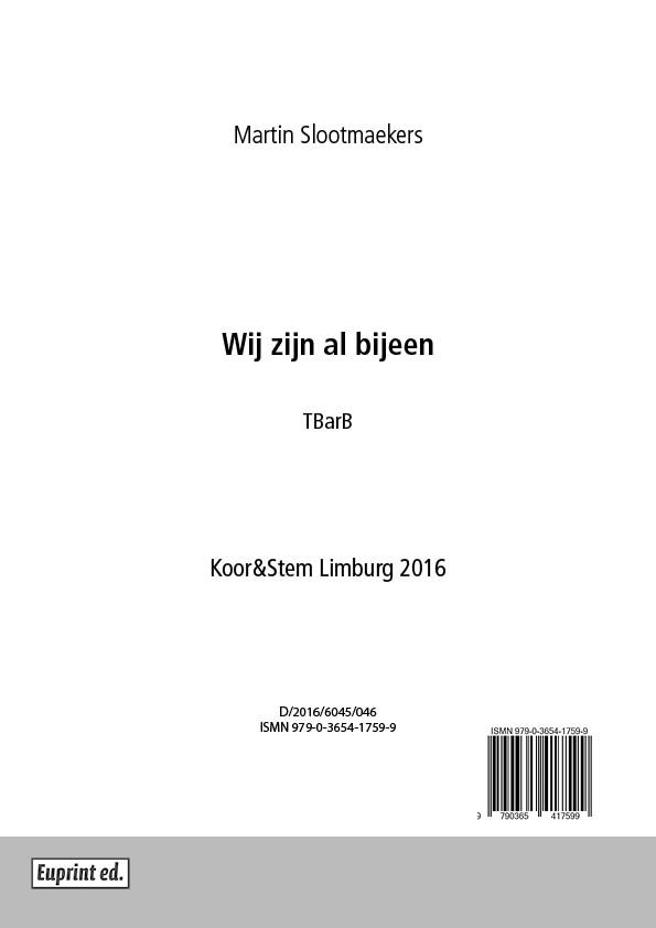 Wij zijn al bijeen