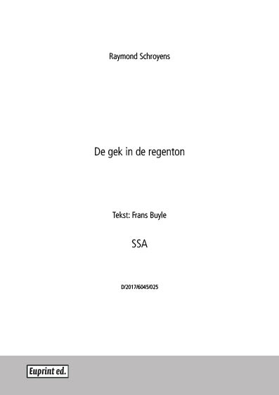 De gek in de regenton
