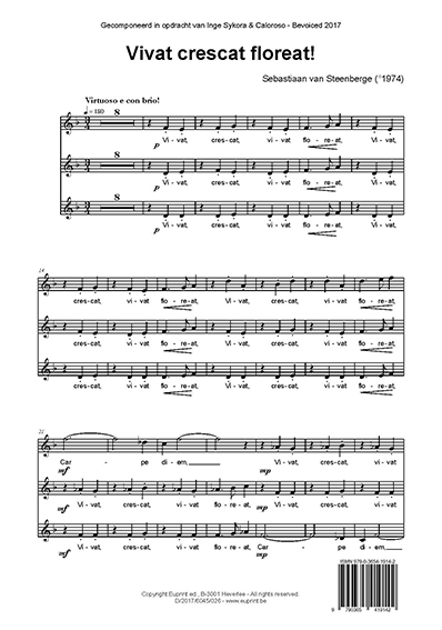 Vivat crescat floreat! (vocal part)