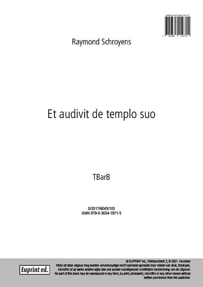 Et audivit de templo suo