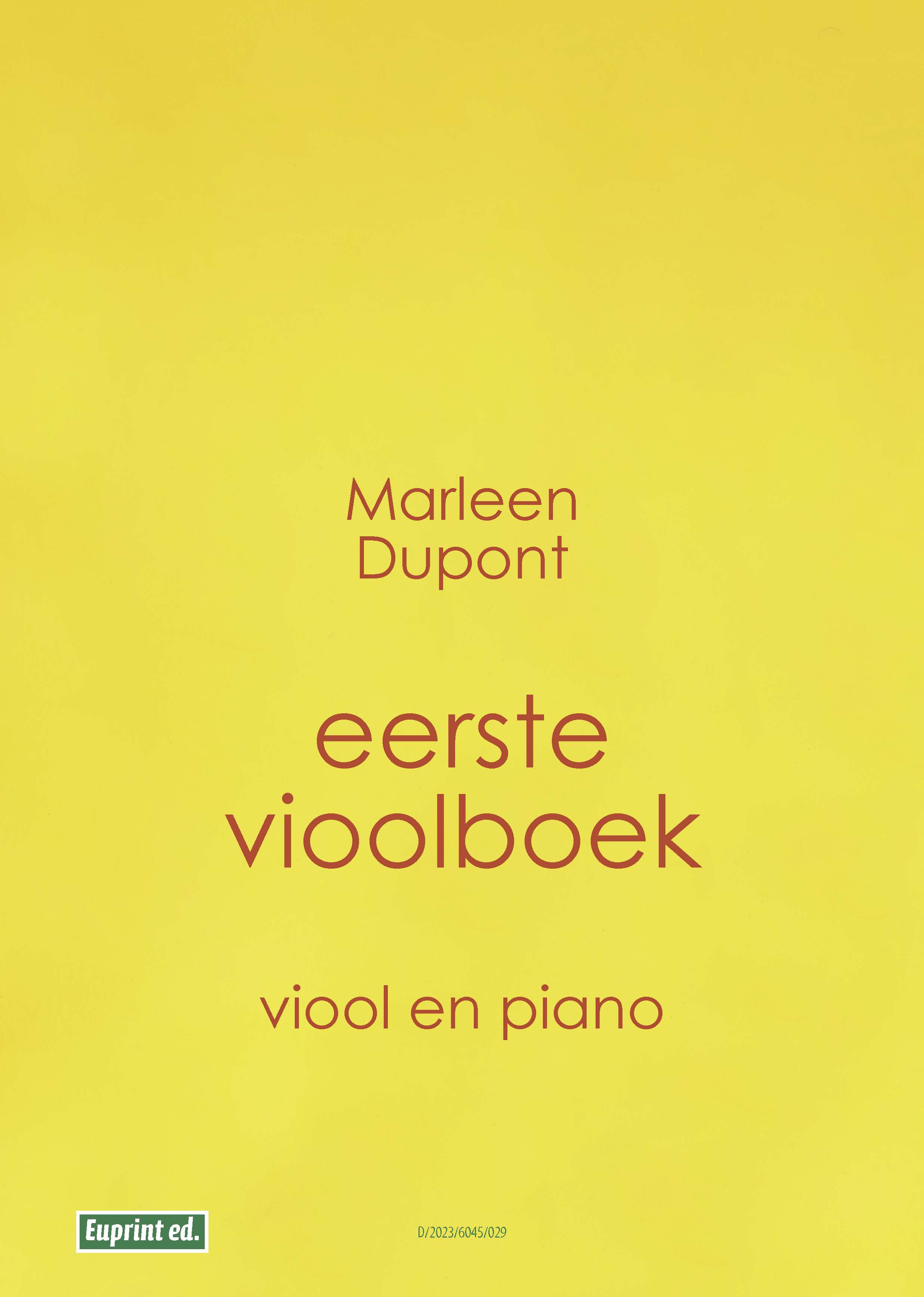 Eerste vioolboek - Pianobegeleiding