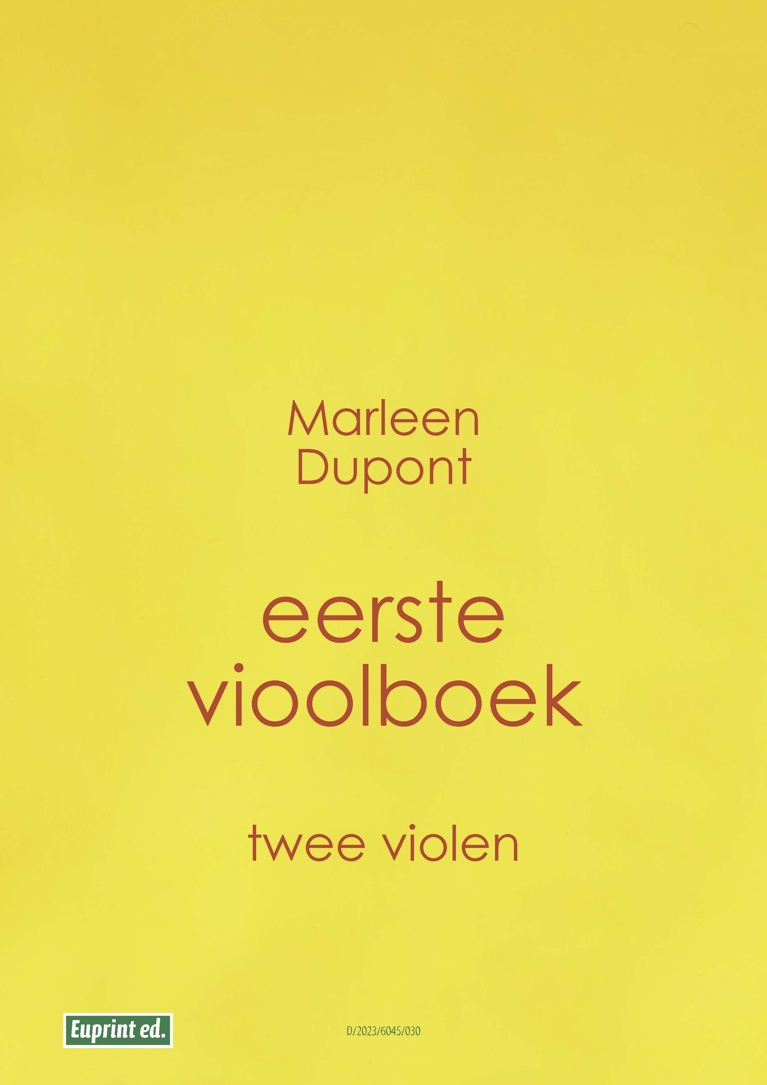Eerste vioolboek - Twee violen