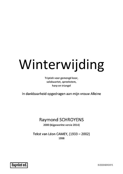 Winterwijding
