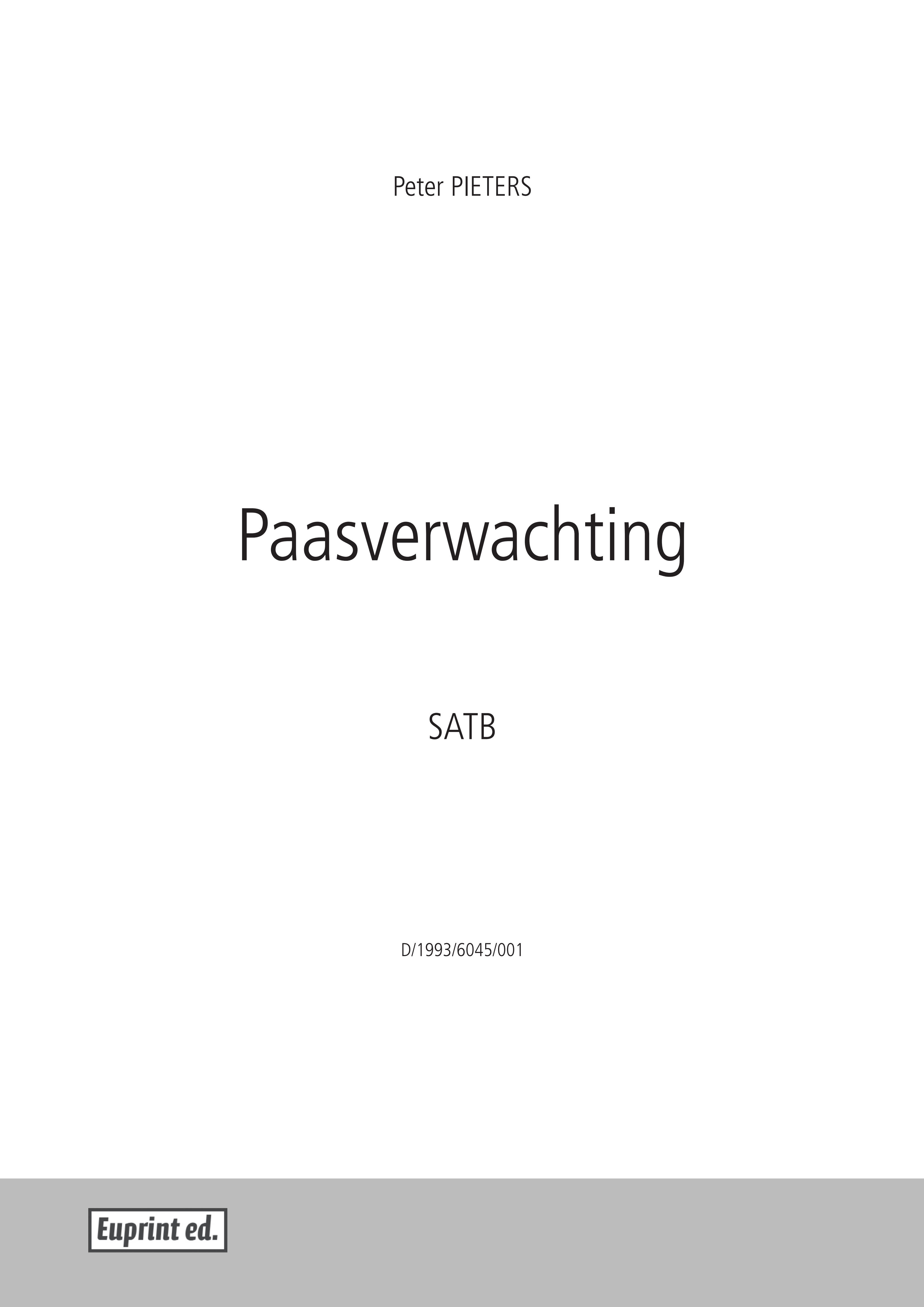 Paasverwachting