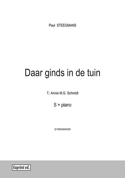 Daar ginds in de tuin