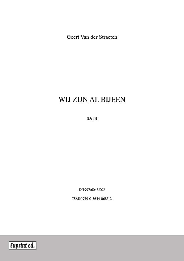 Wij zijn al bijeen
