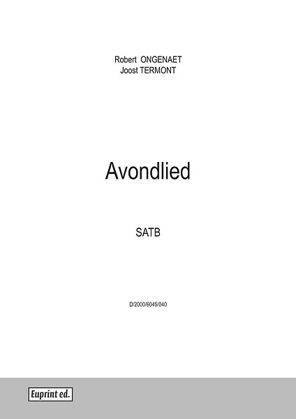Avondlied