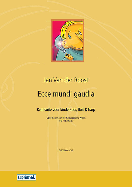 Ecce mundi gaudia, zanglijn