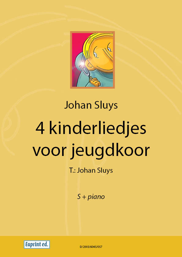 4 kinderliedjes voor jeugdkoor (zanglijn)