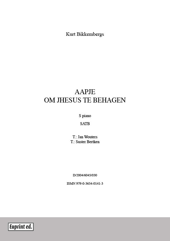 Om Jhezus te behagen - Aapje