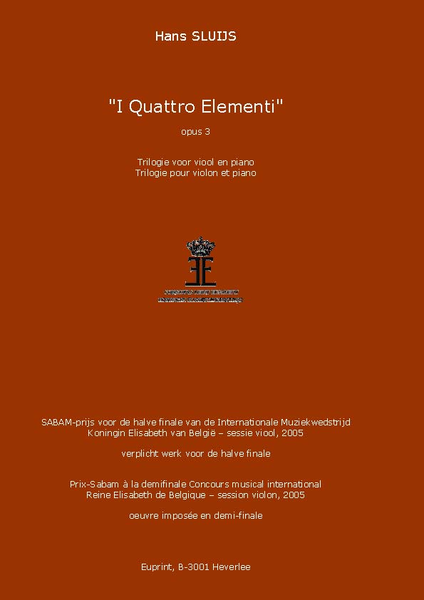 I quattro Elementi, op. 3